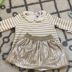 Petit Bateau Gold Outfit